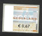 Wincor Nixdorf automaatzegel € 0,67. PK6 Zeist. Lees Info., Ophalen of Verzenden, Na 1940, Postfris