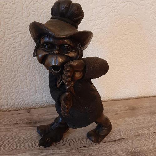 laven efteling in brons gezette Loeki, Verzamelen, Efteling, Zo goed als nieuw, Beeldje of Poppetje, Ophalen of Verzenden
