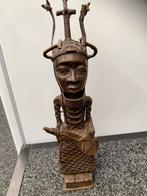 2 grote bronzen beelden  boa Benin, Antiek en Kunst, Ophalen of Verzenden