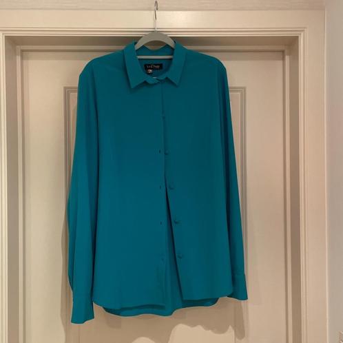 Ladress blouse travel Turkoois / Turquoise, Kleding | Dames, Blouses en Tunieken, Gedragen, Maat 42/44 (L), Blauw, Verzenden