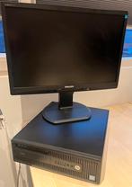 Desktopcomputer met 22” monitor, Computers en Software, Desktop Pc's, Ophalen, SSD, Met videokaart, Intel Core i5