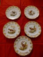 6 Kerstbordjes met afbeeldingen van dieren, Ophalen, Gebruikt