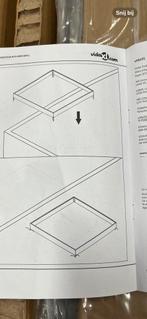 Metalen vierkante plantenbak/border rand nieuw in doos, Tuin en Terras, Bielzen en Borders, Overige materialen, Ophalen of Verzenden