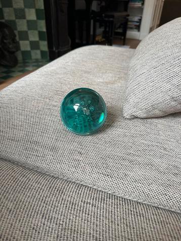 Glazen bol / knikker - 10 cm doorsnede beschikbaar voor biedingen