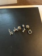 Pandora prachtige bedels met strass., Pandora, Ophalen of Verzenden, Zo goed als nieuw, Zilver