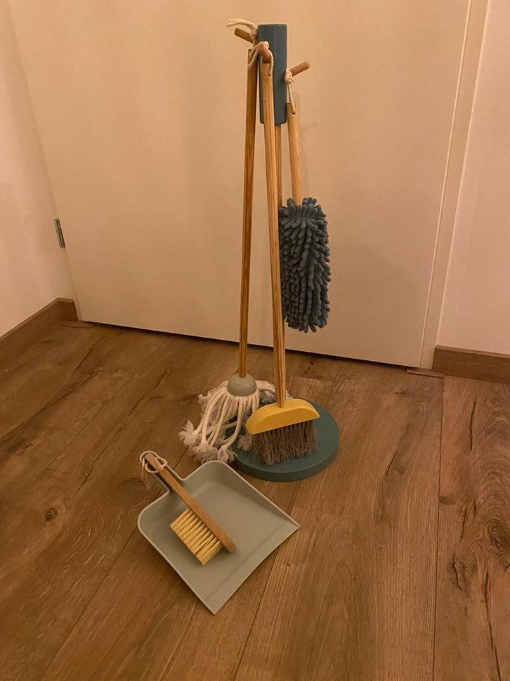 Kinder schoonmaakset 4-delig, Kinderen en Baby's, Speelgoed | Educatief en Creatief, Gebruikt, Ontdekken, Ophalen