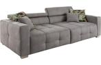 Megabank Trento met golfvering, zitcomfort en meervoudig ver, Ophalen, 250 tot 300 cm, 100 tot 125 cm, Metaal