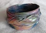 Armband 3 in zeepsopkleur retro vintage jaren 70, Ophalen of Verzenden, Zo goed als nieuw, Zilver, Overige materialen