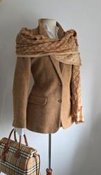 Scapa Harris tweed blazer camel 40/42, Pauw Scapa, Bruin, Verzenden, Zo goed als nieuw
