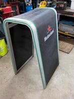 Heineken krijtbord, Ophalen, Gebruikt