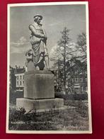 Oude ansichtkaart Rembrandt standbeeld Amsterdam, Ophalen of Verzenden, 1940 tot 1960, Gelopen, Noord-Holland