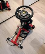 Ferrari Racestuur met Pedaalset en Stand - Zo goed als nieuw, Spelcomputers en Games, Spelcomputers | Overige, Ophalen, Zo goed als nieuw
