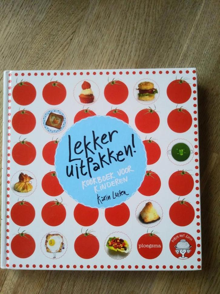 LEKKER UITPAKKEN, KARIN LUITEN, KINDER-KOOKBOEK., Boeken, Kinderboeken | Jeugd | onder 10 jaar, Nieuw, Non-fictie, Ophalen of Verzenden