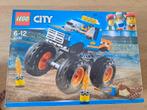 Lego City Monster Truck 60180 - Compleet, Kinderen en Baby's, Speelgoed | Duplo en Lego, Ophalen of Verzenden, Zo goed als nieuw