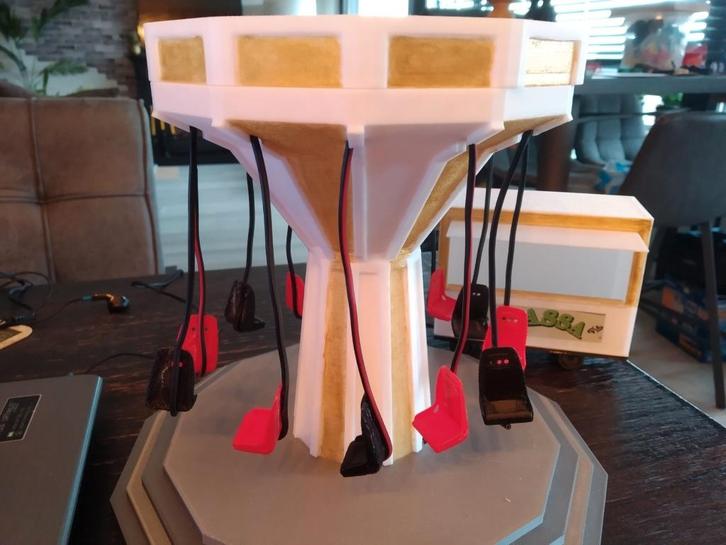 Draaimolen Zweefmolen met Kassawagen miniatuur, Hobby en Vrije tijd, Modelbouw | Overige, Nieuw, Groter dan 1:32, Ophalen of Verzenden