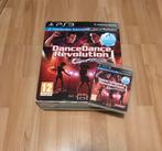 Dance Dance Revolution New Moves PS3 in doos met dansmat., Spelcomputers en Games, Ophalen of Verzenden, Zo goed als nieuw, Overige typen