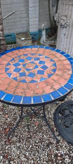 Mooie mozaïek tuintafel, Ophalen