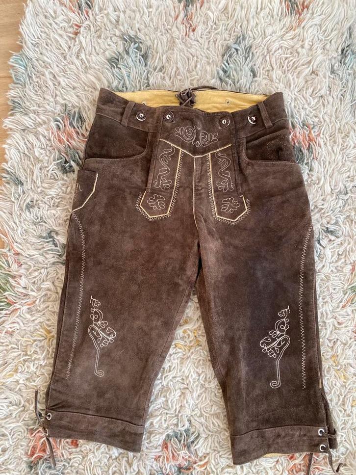 Lederhose heren maat 46, Kleding | Heren, Carnavalskleding en Feestkleding, Zo goed als nieuw, Kleding, Overige thema's, Maat 46 (S) of kleiner