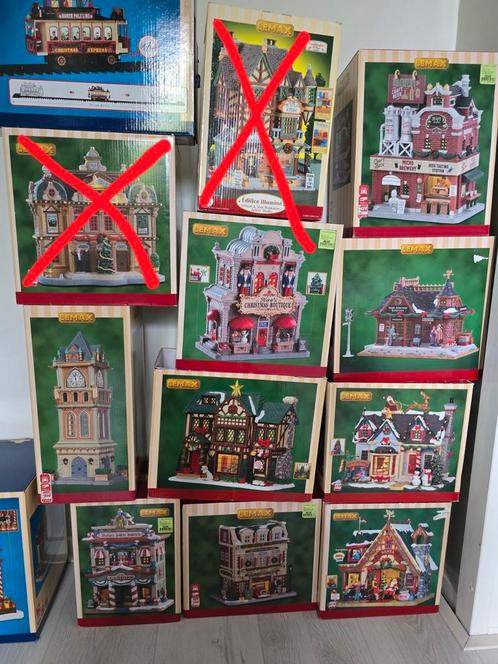 Mooi zeer uitgebreid Lemax kerstdorp, Diversen, Kerst, Zo goed als nieuw, Ophalen