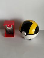 Tomy Pokémon pull back Pokeball zonder figuurtje, Ophalen of Verzenden, Zo goed als nieuw