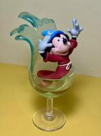 nieuw in doos Mickey mouse in glas - Sorcerer’s apprentice, Ophalen of Verzenden, Mickey Mouse, Nieuw, Beeldje of Figuurtje