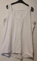 Witte Hemd Zonder Mouwen - Maat M/L - Ophalen in den haag., Ophalen, Wit, Maat 46/48 (XL) of groter, Zonder mouw