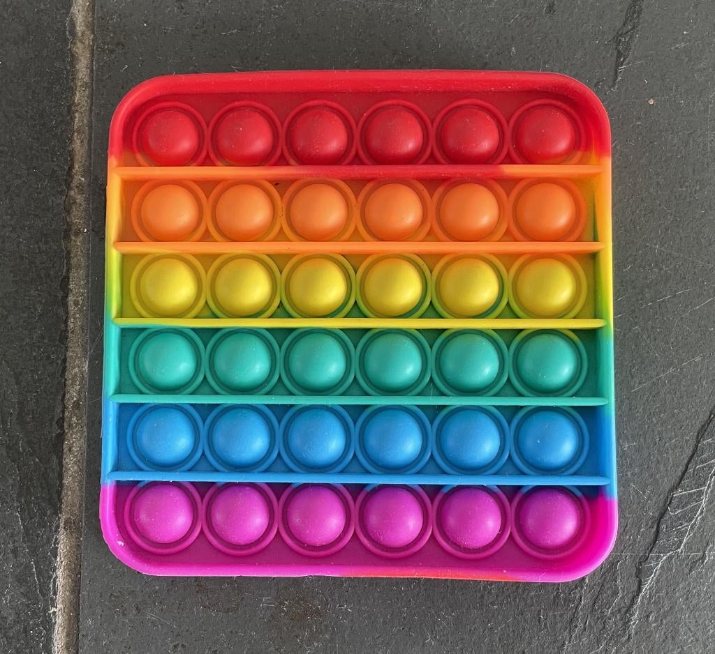 zga nieuw regenboog pop it, Kinderen en Baby's, Speelgoed | Overig, Ophalen of Verzenden, Zo goed als nieuw, Jongen of Meisje