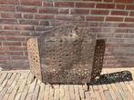 Metalen Vonkenscherm Open Haard, Huis en Inrichting, Haarden, Ophalen, Gebruikt, Vrijstaande haard, Houthaard