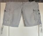 Gestreept korte Broek - Maat XL, Ophalen of Verzenden, Gedragen, Maat 56/58 (XL), Grijs