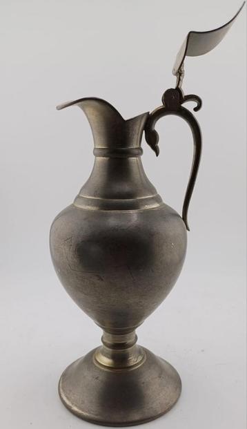 Antieke Tinnen Wijnkan beschikbaar voor biedingen