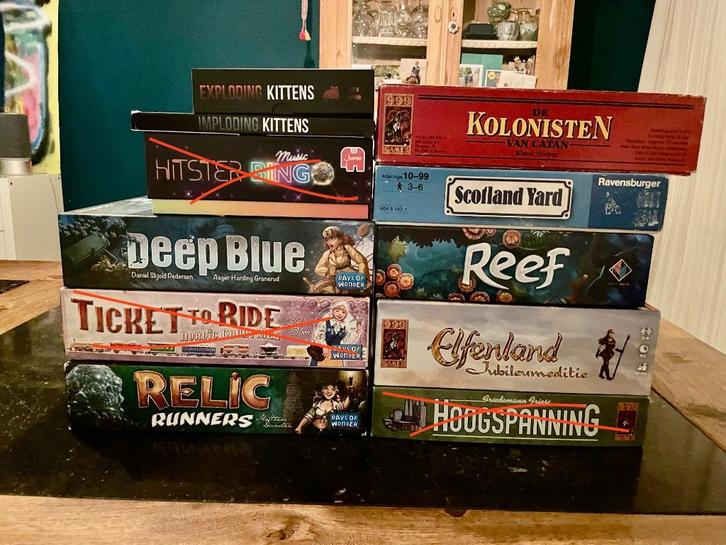 bordspellen, Hobby en Vrije tijd, Gezelschapsspellen | Bordspellen, Zo goed als nieuw, Ophalen of Verzenden