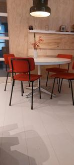 4x Gispen 1231 stoelen zwart frame! Opnieuw te stofferen, Huis en Inrichting, Ophalen, Gebruikt, Zwart, Stof