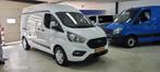 Ford Transit met 80.000 km Custom 320 2.0 TDCI L2H2, Auto's, Bestelauto's, Gebruikt, Euro 6, 4 cilinders, Wit