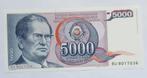 Joegoslavië 5.000 Dinara 1985, Ophalen of Verzenden, Joegoslavië