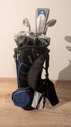 Golftas met golfclubs, Sport en Fitness, Golf, Ophalen, Zo goed als nieuw, Set, Overige merken