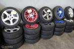 Zomerband sets op sportvelg 155/65/R14 A-Merk 4X100 54.1naaf, Auto-onderdelen, Banden en Velgen, Ophalen, 14 inch, Gebruikt, 155 mm