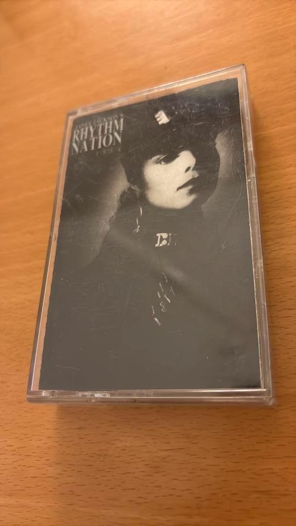Janet Jackson muziek cassette Rhythm Nation 1814, Cd's en Dvd's, Cassettebandjes, Zo goed als nieuw, 1 bandje, Ophalen of Verzenden