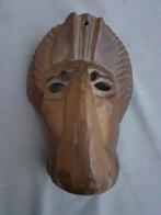 Houten Tribal "Leeuwenmasker", masker leeuw, Antiek en Kunst, Ophalen of Verzenden