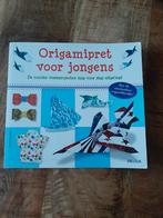 Origamipret voor jongens - Vouwboek, Boeken, Ophalen of Verzenden, Zo goed als nieuw, Scrapbooking en Knutselen, Nathalie Bideau
