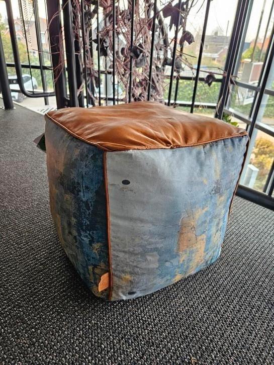 Poef vintage PTMD opruiming, Huis en Inrichting, Overige Huis en Inrichting, Nieuw, Ophalen of Verzenden