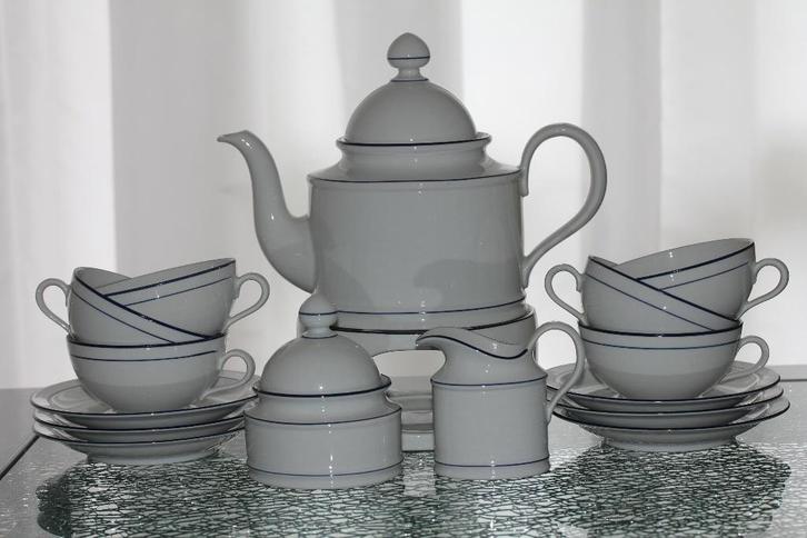 Compleet theeservies Seltmann.Weiden, Huis en Inrichting, Keuken | Servies, Zo goed als nieuw, Bord(en), Wedgwood, Aardewerk, Ophalen