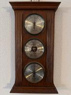 Antiek Weerstation met Barometer en Thermometer, Ophalen, Gebruikt, Weerstation