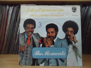7" Single The Moments - I Don't Wanna Go / Oh I Could Have L beschikbaar voor biedingen