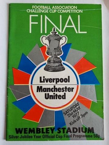 Liverpool - Manchester United FA Cup final programme beschikbaar voor biedingen