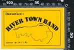 Sticker: Dansorkest River Town Band - Megen, Verzamelen, Ophalen of Verzenden