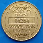 Penning Reader's Digest - Association Limited, Postzegels en Munten, Penningen en Medailles, Overige materialen, Buitenland, Verzenden