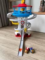 PAW Patrol True Metal Reddingsbaan Uitkijktoren, Racebaan, Zo goed als nieuw, Handmatig, Ophalen