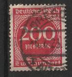 Duitsland 1923 - 200 Mark, Postzegels en Munten, Ophalen of Verzenden, Overige periodes, Gestempeld
