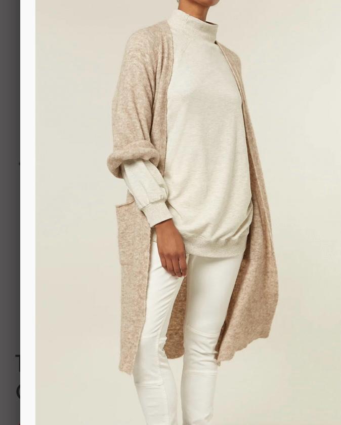 10days Long Cardigan soft-knit M, Kleding | Dames, Truien en Vesten, Zo goed als nieuw, Maat 38/40 (M), Beige, Ophalen