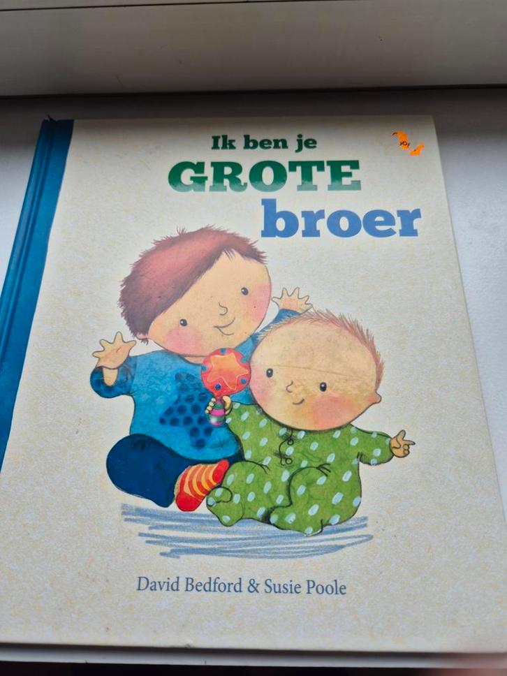 Ik ben je GROTE broer - Kinderboek, Boeken, Kinderboeken | Baby's en Peuters, Zo goed als nieuw, 1 tot 2 jaar, Uitklap-, Voel- of Ontdekboek